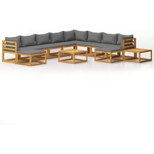 vidaXL Garden Lounge Set with Cushions - Garden Furniture vidaXL Garden Lounge Set with Cushions - Garden Furniture