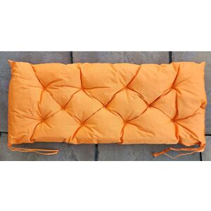Cushion Mania (143cm x 52cm x 6cm, Orange) Waterproof Outdoor Chair Bench Pads Garden CHUNKY B Cushion Mania (143cm x 52cm x 6cm, Orange) Waterproof Outdoor Chair Bench Pads Garden CHUNKY B