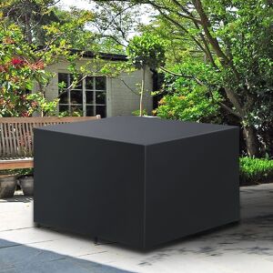 Unbranded Heavy-Duty Waterproof Rattan Cube Cover for 4-Seater Square Patio Set, 122x122x7 Unbranded Heavy-Duty Waterproof Rattan Cube Cover for 4-Seater Square Patio Set, 122x122x7