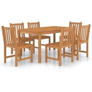 (7) vidaXL Solid Wood Teak Garden Dining Set Patio Table Furniture Multi Models (7) vidaXL Solid Wood Teak Garden Dining Set Patio Table Furniture Multi Models
