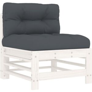 (white pine, middle sofa) vidaXL Middle Sofas Patio Wooden Sectional Sofa with C (white pine, middle sofa) vidaXL Middle Sofas Patio Wooden Sectional Sofa with C