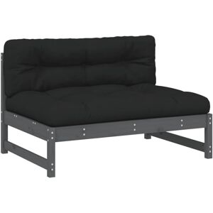 (grey pine, middle sofa) vidaXL Middle Sofa Patio Footrest Sectional Sofa with C (grey pine, middle sofa) vidaXL Middle Sofa Patio Footrest Sectional Sofa with C