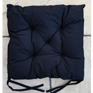 Cushion Mania (40cm x 40cm x 6cm, Black) Waterproof Outdoor Chair Bench Pads Garden CHUNKY Be Cushion Mania (40cm x 40cm x 6cm, Black) Waterproof Outdoor Chair Bench Pads Garden CHUNKY Be