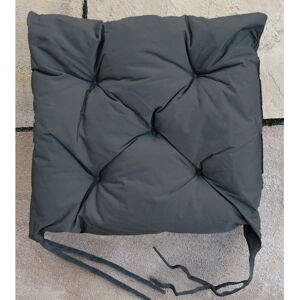 Cushion Mania (40cm x 40cm x 6cm, Grey) Waterproof Outdoor Chair Bench Pads Garden CHUNKY Ben Cushion Mania (40cm x 40cm x 6cm, Grey) Waterproof Outdoor Chair Bench Pads Garden CHUNKY Ben