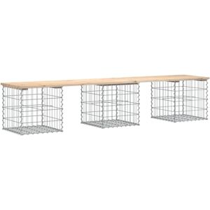 vidaXL Outdoor Garden Bench - Solid Wood Pine - 203x44x42 cm vidaXL Outdoor Garden Bench - Solid Wood Pine - 203x44x42 cm