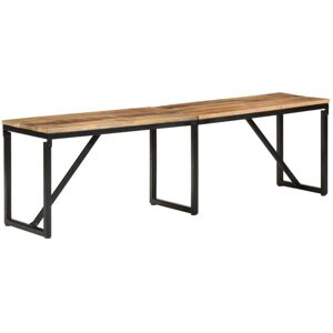 vidaXL Bench 160x35x46 cm Solid Wood Mango Garden Wooden Bench Chair Outdoor vidaXL Bench 160x35x46 cm Solid Wood Mango Garden Wooden Bench Chair Outdoor