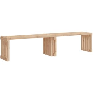 (natural pine) vidaXL Garden Bench Extendable Bench Park Outdoor Bench Seat Soli (natural pine) vidaXL Garden Bench Extendable Bench Park Outdoor Bench Seat Soli