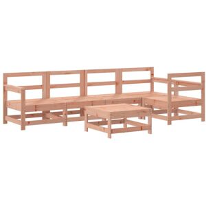 (natural douglas) vidaXL Garden Lounge Set Outdoor Modular Sofa Set 6 Piece Soli (natural douglas) vidaXL Garden Lounge Set Outdoor Modular Sofa Set 6 Piece Soli