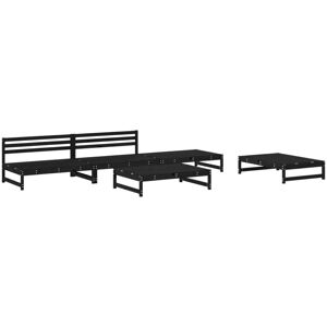 vidaXL 3186603 outdoor furniture set - Garden Lounge Modular Sofa 5 Piece Black vidaXL 3186603 outdoor furniture set - Garden Lounge Modular Sofa 5 Piece Black