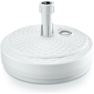 URBN Living (White, Round) 10L / 12L Rattan Garden Plastic Parasol Base Stand URBN Living (White, Round) 10L / 12L Rattan Garden Plastic Parasol Base Stand