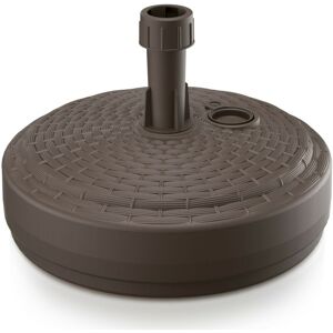 URBN Living (Brown, Round) 10L / 12L Rattan Garden Plastic Parasol Base Stand URBN Living (Brown, Round) 10L / 12L Rattan Garden Plastic Parasol Base Stand