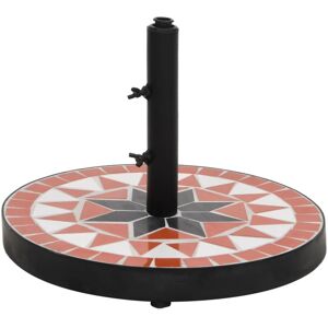 (terracotta and white, round) vidaXL Parasol Base 12 kg Outdoor Patio Umbrella H (terracotta and white, round) vidaXL Parasol Base 12 kg Outdoor Patio Umbrella H