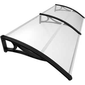 VOUNOT 200x80cm Front Door Canopy Porch Outdoor Awning, Patio Rain Shelter, Blac VOUNOT 200x80cm Front Door Canopy Porch Outdoor Awning, Patio Rain Shelter, Blac
