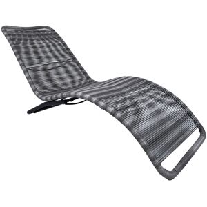CHARLES BENTLEY Zanzibar Sun Lounger Bed, Grey Sunbed Seat, Garden, Soft Woven P CHARLES BENTLEY Zanzibar Sun Lounger Bed, Grey Sunbed Seat, Garden, Soft Woven P