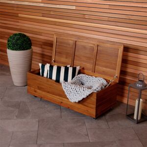 Charles Bentley FSC Acacia Outdoor Garden Storage Box H36xW46xL110cm Charles Bentley FSC Acacia Outdoor Garden Storage Box H36xW46xL110cm