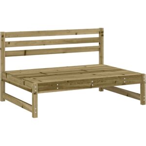 (natural impregnated, middle sofa) vidaXL Garden Middle Sofa Footrest Outdoor So (natural impregnated, middle sofa) vidaXL Garden Middle Sofa Footrest Outdoor So