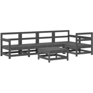 VidaXL 3186461 Outdoor Furniture Set - Garden Lounge Modular Sofa Grey VidaXL 3186461 Outdoor Furniture Set - Garden Lounge Modular Sofa Grey