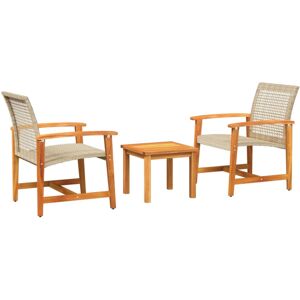 vidaXL Outdoor Bench Rattan Steel - Outdoor Furniture vidaXL Outdoor Bench Rattan Steel - Outdoor Furniture