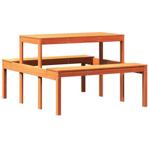 vidaXL 844647 Outdoor Table - Solid Wood Pine - 110x134x75 cm vidaXL 844647 Outdoor Table - Solid Wood Pine - 110x134x75 cm