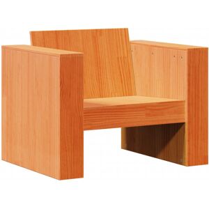 vidaXL Garden Sofa Outdoor Sofa Chair Balcony Couch Wax Brown Solid Wood Pine vidaXL Garden Sofa Outdoor Sofa Chair Balcony Couch Wax Brown Solid Wood Pine