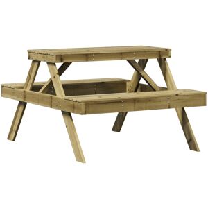 vidaXL Picnic Table Outdoor Dining Table Garden Table Impregnated Wood Pine vidaXL Picnic Table Outdoor Dining Table Garden Table Impregnated Wood Pine