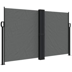 vidaXL Retractable Side Awning Anthracite - Outdoor Privacy Screen 140x1200 cm vidaXL Retractable Side Awning Anthracite - Outdoor Privacy Screen 140x1200 cm
