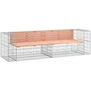 (natural douglas) vidaXL Garden Bench Outdoor Bench Park Bench Gabion Design Sol (natural douglas) vidaXL Garden Bench Outdoor Bench Park Bench Gabion Design Sol