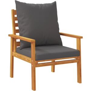 vidaXL Garden Sofa Chair with Cushion Outdoor Sofa 2 pcs Solid Wood Acacia vidaXL Garden Sofa Chair with Cushion Outdoor Sofa 2 pcs Solid Wood Acacia