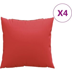 vidaXL Sofa cushions 4 pcs Red - Sofa cushions vidaXL Sofa cushions 4 pcs Red - Sofa cushions