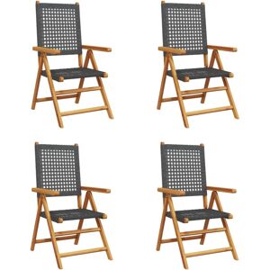 (black, 4 pcs) vidaXL Reclining Garden Chairs Outdoor Chair Armchair Poly Rattan (black, 4 pcs) vidaXL Reclining Garden Chairs Outdoor Chair Armchair Poly Rattan