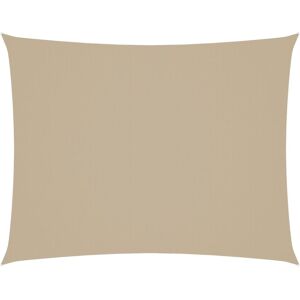 vidaXL Sunshade Sail Oxford Fabric Rectangular 3x4 m Beige - Sunshade Sail vidaXL Sunshade Sail Oxford Fabric Rectangular 3x4 m Beige - Sunshade Sail