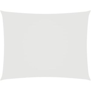 vidaXL White Rectangular Oxford Shade Sail 6x7 m vidaXL White Rectangular Oxford Shade Sail 6x7 m