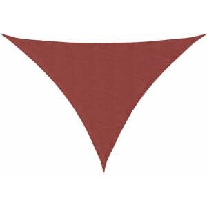 vidaXL Sunshade Sail Oxford Fabric Triangular 3x4x4 m Terracotta Patio Shade vidaXL Sunshade Sail Oxford Fabric Triangular 3x4x4 m Terracotta Patio Shade