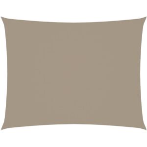 vidaXL Sunshade Sail Oxford Fabric Rectangular 2.5x3.5 m Taupe - Sunshade Sail vidaXL Sunshade Sail Oxford Fabric Rectangular 2.5x3.5 m Taupe - Sunshade Sail