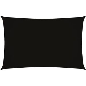 vidaXL Black 2x5m Rectangular Sunshade Sail Oxford Fabric vidaXL Black 2x5m Rectangular Sunshade Sail Oxford Fabric