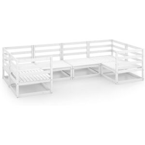 vidaXL Garden Lounge Set Outdoor Furniture Set Wooden 6 Piece Solid Wood Pine vidaXL Garden Lounge Set Outdoor Furniture Set Wooden 6 Piece Solid Wood Pine