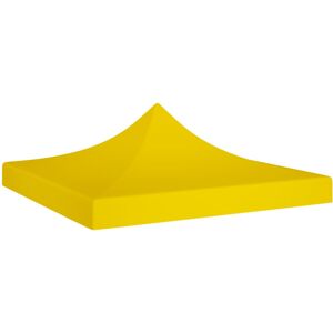 vidaXL Party Tent Roof Yellow 270 g/m² Replacement Canopy Gazebo Top Cover vidaXL Party Tent Roof Yellow 270 g/m² Replacement Canopy Gazebo Top Cover