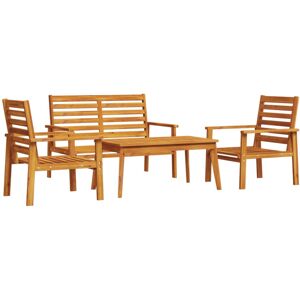 (brown, 2x chair + bench + table) vidaXL Garden Lounge Set with Cushions Outdoor (brown, 2x chair + bench + table) vidaXL Garden Lounge Set with Cushions Outdoor
