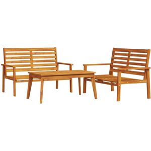 (brown, 2x bench + table) vidaXL Garden Lounge Set with Cushions Outdoor Lounge (brown, 2x bench + table) vidaXL Garden Lounge Set with Cushions Outdoor Lounge