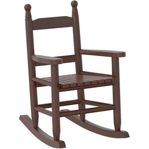 (brown, 1 pcs) vidaXL Rocking Chairs for Children Outdoor Chair 2 pcs Black Soli (brown, 1 pcs) vidaXL Rocking Chairs for Children Outdoor Chair 2 pcs Black Soli