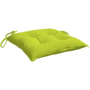 vidaXL Outdoor Chair Cushions Set of 6 in Bright Green - Durable 100% Polyester vidaXL Outdoor Chair Cushions Set of 6 in Bright Green - Durable 100% Polyester