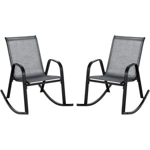 Costway Patio Rocking Chair Set of 2 Garden Outdoor Ergonomic Rockers Costway Patio Rocking Chair Set of 2 Garden Outdoor Ergonomic Rockers