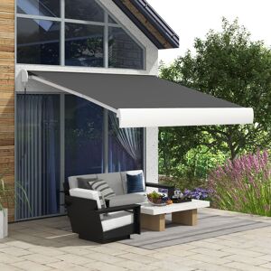 Outsunny 3 x 2.5m Electric Retractable Awning Sun Canopies for Door Window Outsunny 3 x 2.5m Electric Retractable Awning Sun Canopies for Door Window