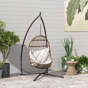 Outsunny Hammock Chair Stand, Steel Frame Hammock Stand Only, Black Outsunny Hammock Chair Stand, Steel Frame Hammock Stand Only, Black