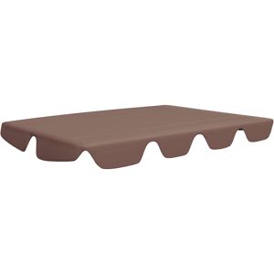 vidaXL Replacement Roof for Hollywood Swing Brown 150/130x105/70 cm vidaXL Replacement Roof for Hollywood Swing Brown 150/130x105/70 cm