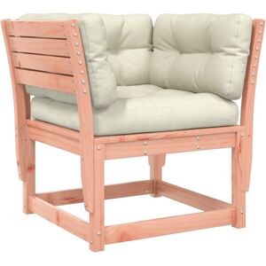 vidaXL Garden Sofa Armrest with Cushions Outdoor Sofa Chair Solid Wood Douglas vidaXL Garden Sofa Armrest with Cushions Outdoor Sofa Chair Solid Wood Douglas