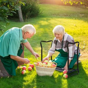 Outsunny 2 In1 Folding Garden Kneeler Foam Chair Pad Support Bench, Grey Outsunny 2 In1 Folding Garden Kneeler Foam Chair Pad Support Bench, Grey