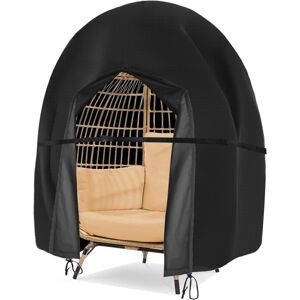 Unbranded (Black) Double Egg Chair Cover Outdoor Waterproof Anti-dust Heavy Duty Garden Co Unbranded (Black) Double Egg Chair Cover Outdoor Waterproof Anti-dust Heavy Duty Garden Co