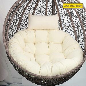 Unbranded (beige) Hammock Swing Chair Mat 105cm Rocking Chair Seat Mat Durable Throw Pillo Unbranded (beige) Hammock Swing Chair Mat 105cm Rocking Chair Seat Mat Durable Throw Pillo