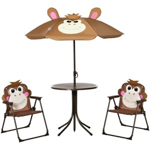 Outsunny Kids Table and Chair Set Outdoor Folding Garden Furniture Picnic Tabl Outsunny Kids Table and Chair Set Outdoor Folding Garden Furniture Picnic Tabl